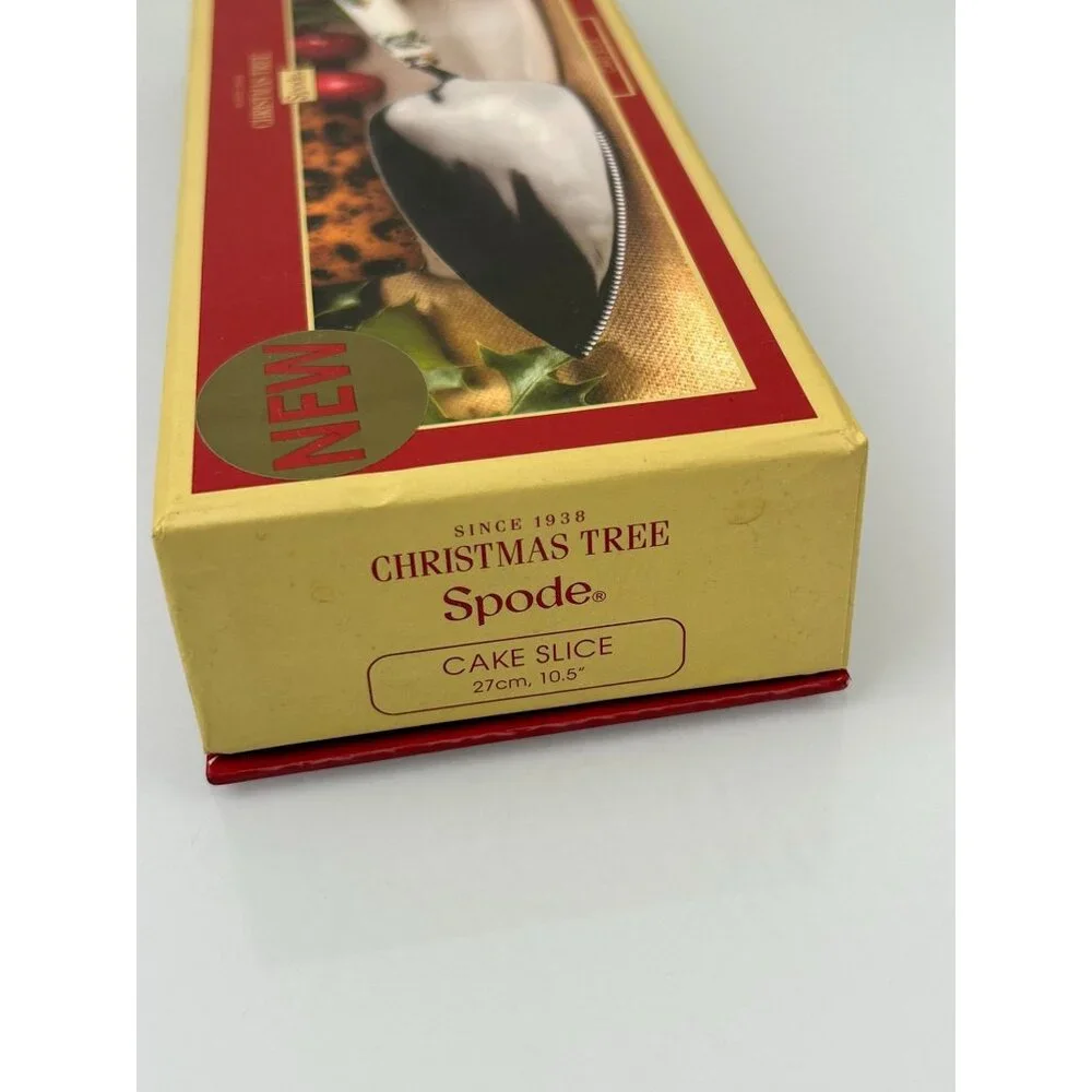 Spode Christmas Tree Cake Slicer Server 10.5